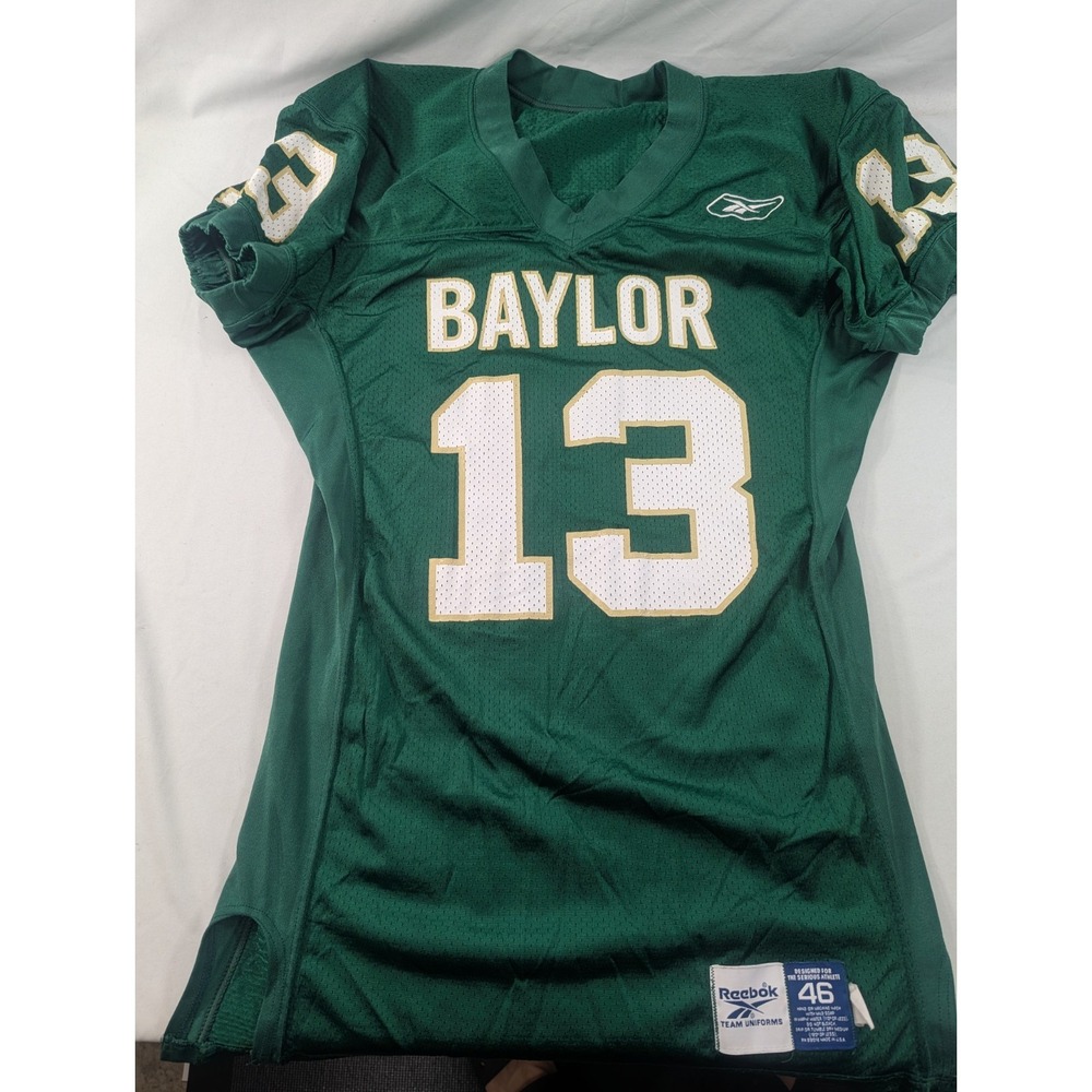 VTG Baylor University Neal Jeffrey Reebok Made In USA Game Jersey Football 46